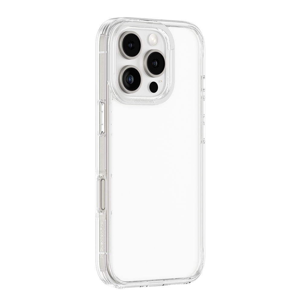 Amazing Thing Minimal Case 6.6FT IP166.3PMINCL for Iphone 16 Pro transparent