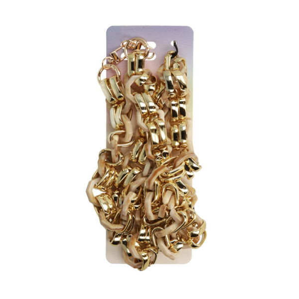 Phone pendant 0815 beige-gold
