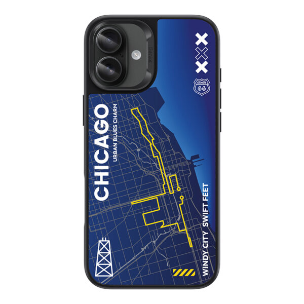 Benks Dynamic City Chicago Case for Iphone 16