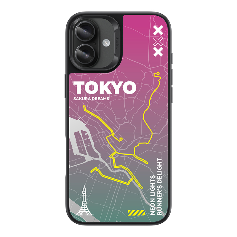 Benks Dynamic City Tokyo Case for Iphone 16