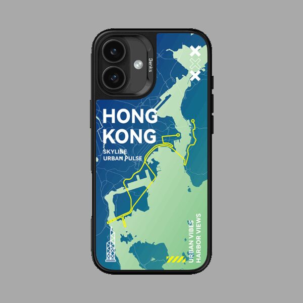 Benks Dynamic City Hong Kong Case for Iphone 16