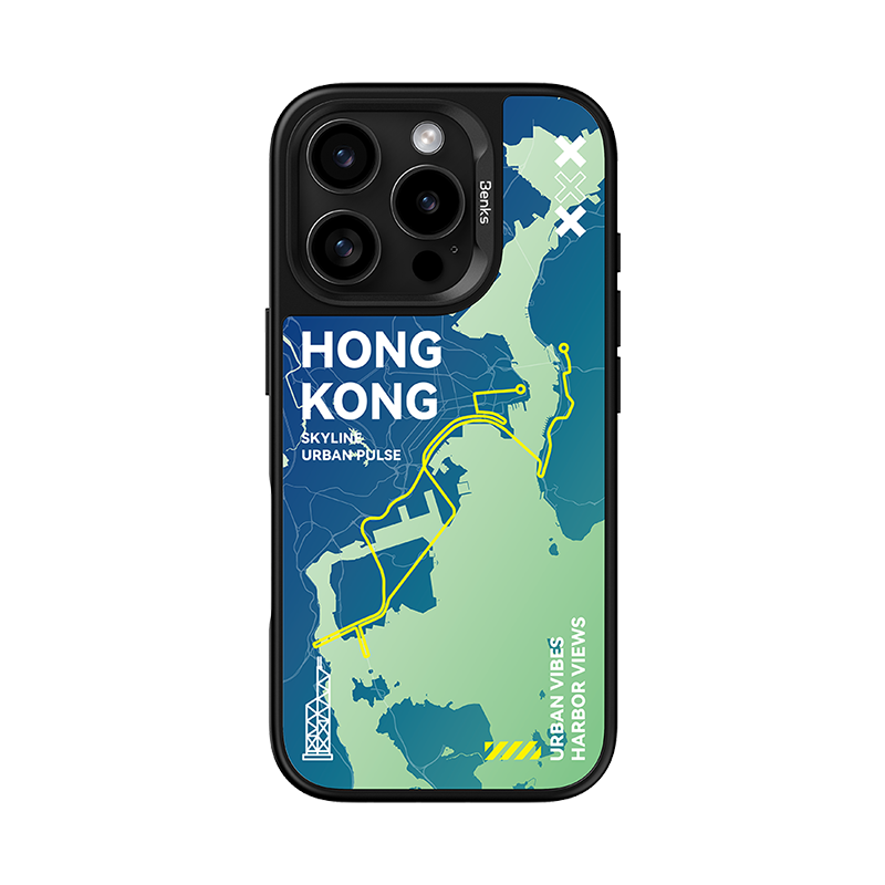 Benks Dynamic City Hong Kong Case for Iphone 15 Pro Max
