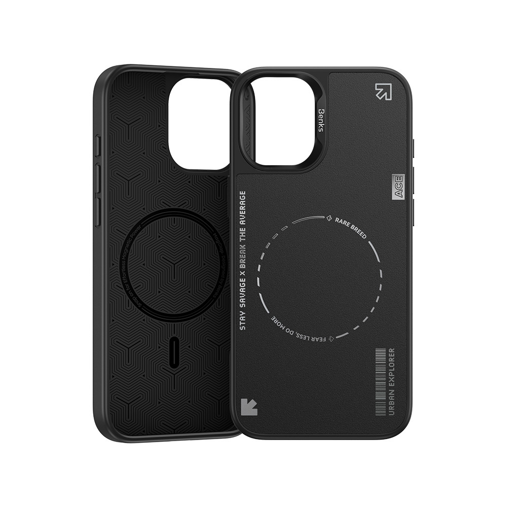 Benks Dynamic Minimalist Case for Iphone 16 black