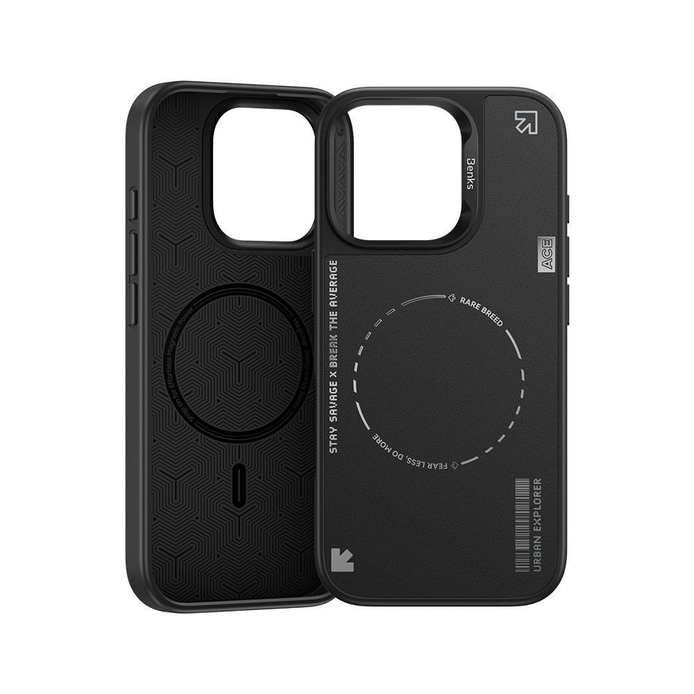 Benks Dynamic Minimalist Case for Iphone 15 Pro Max black