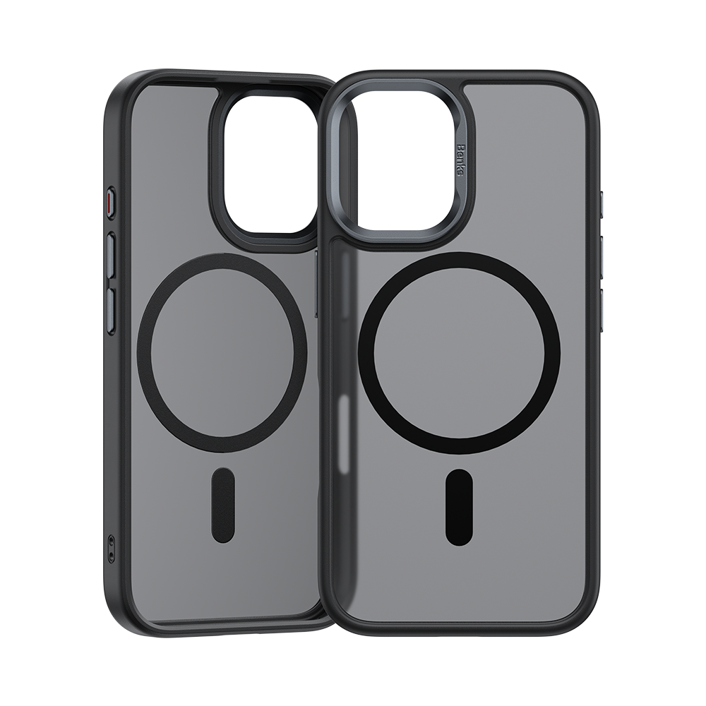 Benks Magnetic Mist Case Metal Frame for Iphone 16 Pro black