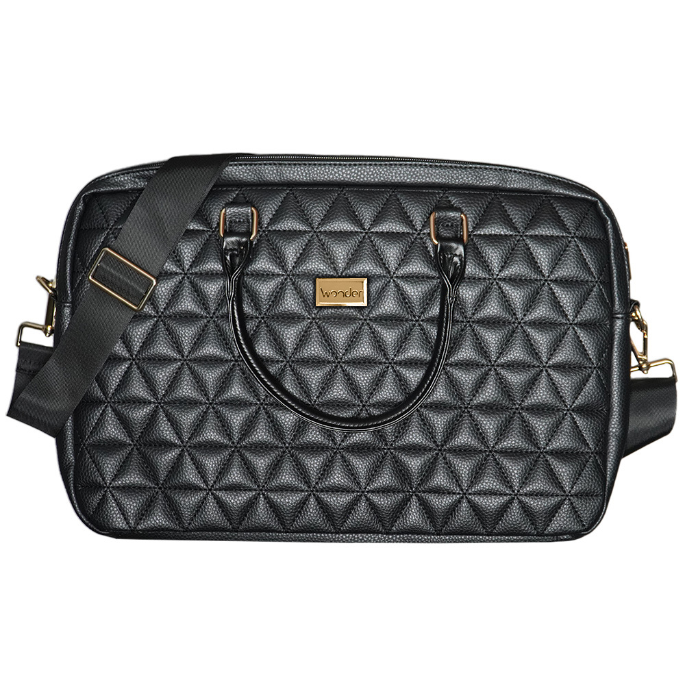 Wonder Briefcase Laptop 15-16 inches pico quilted black