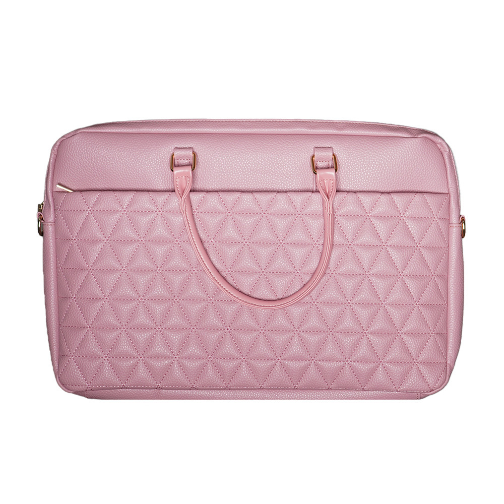 Wonder Briefcase Laptop 15-16 inches pico quilted pink