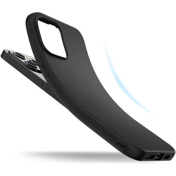 Back Case MATT for MOTOROLA MOTO G45 5G Black