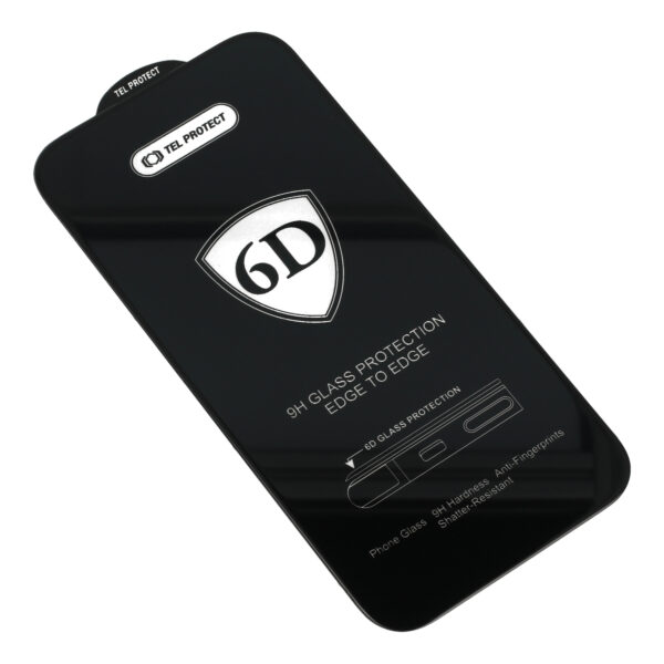 Tel Protect Full Glue 6D Tempered Glass for GOOGLE PIXEL 9/9 PRO 5G BLACK
