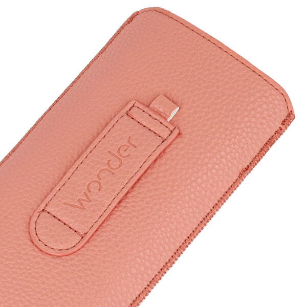 WONDER Deko Pouch Case (Size S) for Nokia 105 2019/150/216 peach