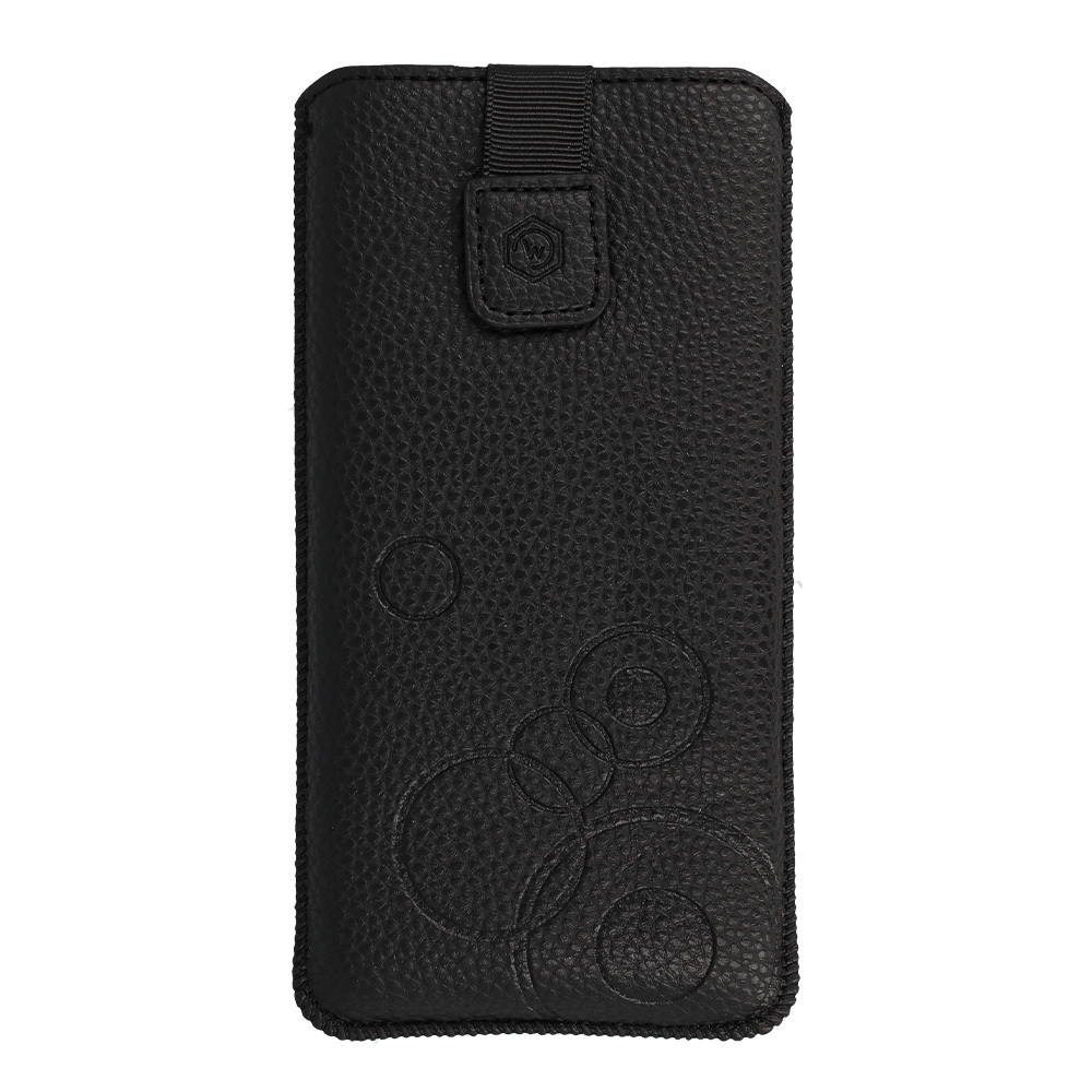 WONDER Deko Pouch Case (Size M) for Iphone 5/Nokia 215 4G/225/5310 2020 black