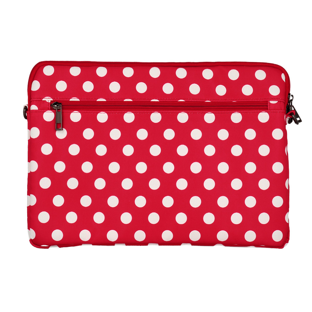Wonder Sleeve Laptop 15-16 inches red polka-dot