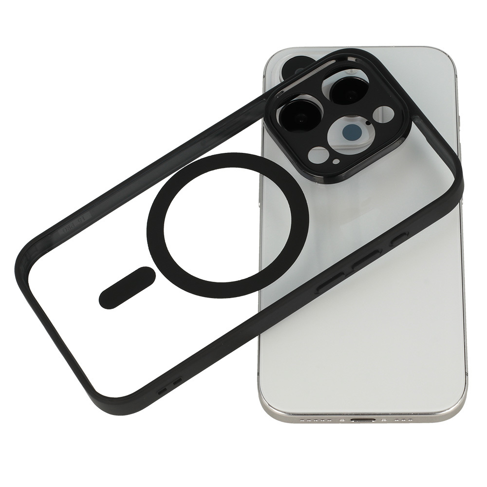Acrylic Color Magsafe Case for Samsung Galaxy S25 Plus black