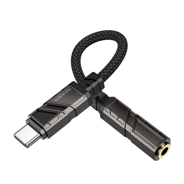 Borofone Adapter BV23 Dignity - Type C to jack 3,5mm - black