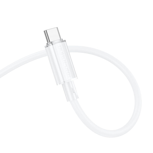 Borofone Cable BX112 Lemon - Type C to Type C - PD 60W 1 metre white