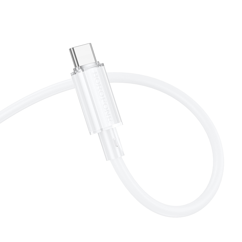 Borofone Cable BX112 Lemon - Type C to Type C - PD 60W 1 metre white