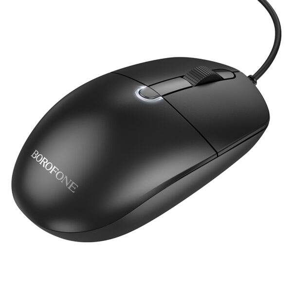 Borofone Computer mouse BG17 Morning wired black
