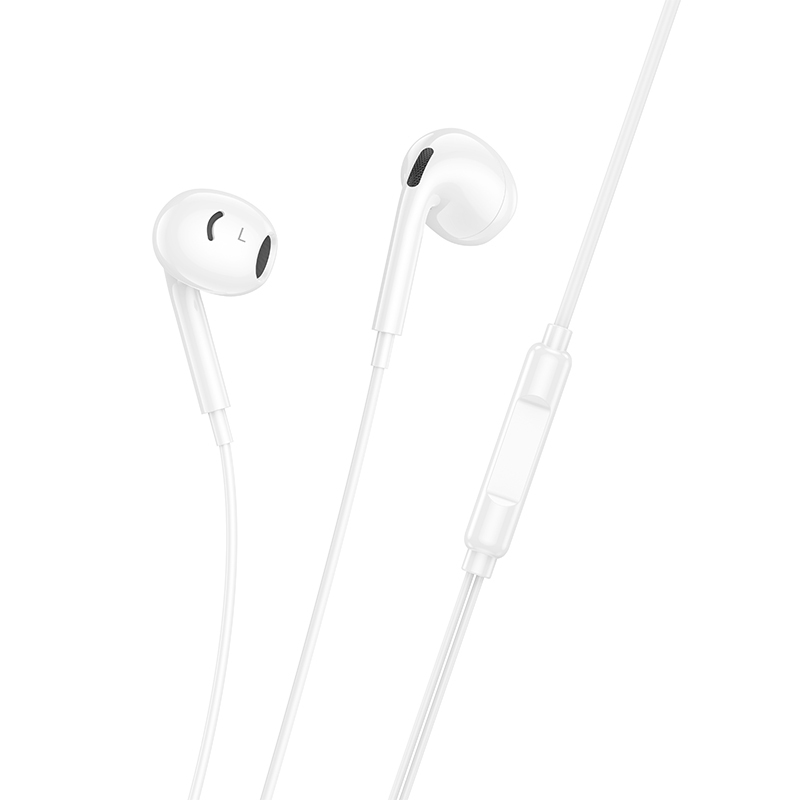 Borofone Earphones BM96 Brilliant with microphone Type C (DAC) white