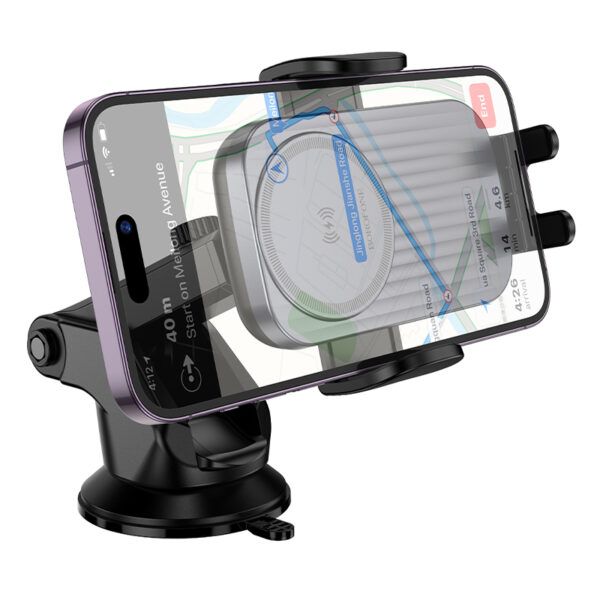 Borofone Car holder BH222 Leading with induction charging to windshield black