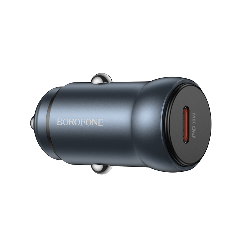 Borofone Car charger BZ32 Fresh - Type C - PD 30W grey