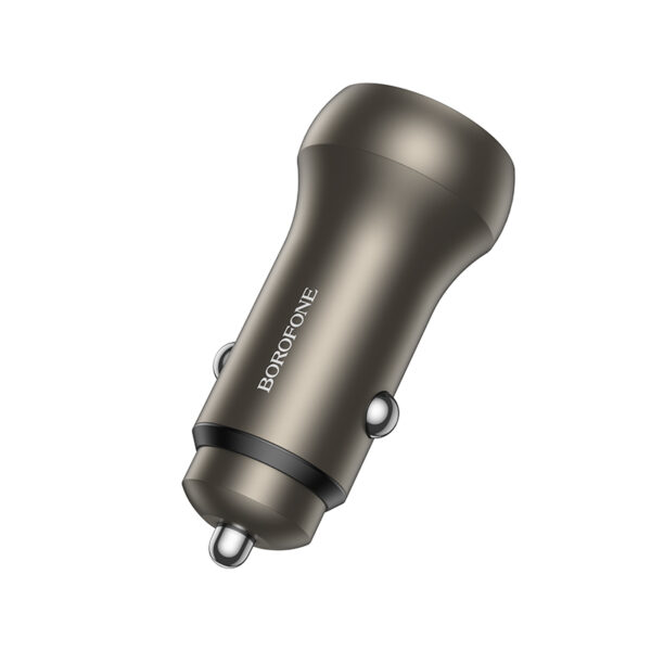 Borofone Car charger BZ32B Fresh - USB + Type C - QC 3.0 PD 48W gold