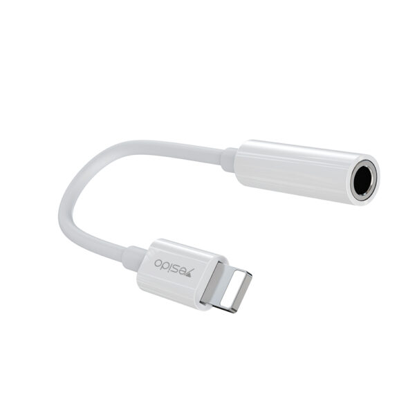 Yesido Adapter YAU31 Audio Bluetooth - Lightning to jack 3,5mm - white