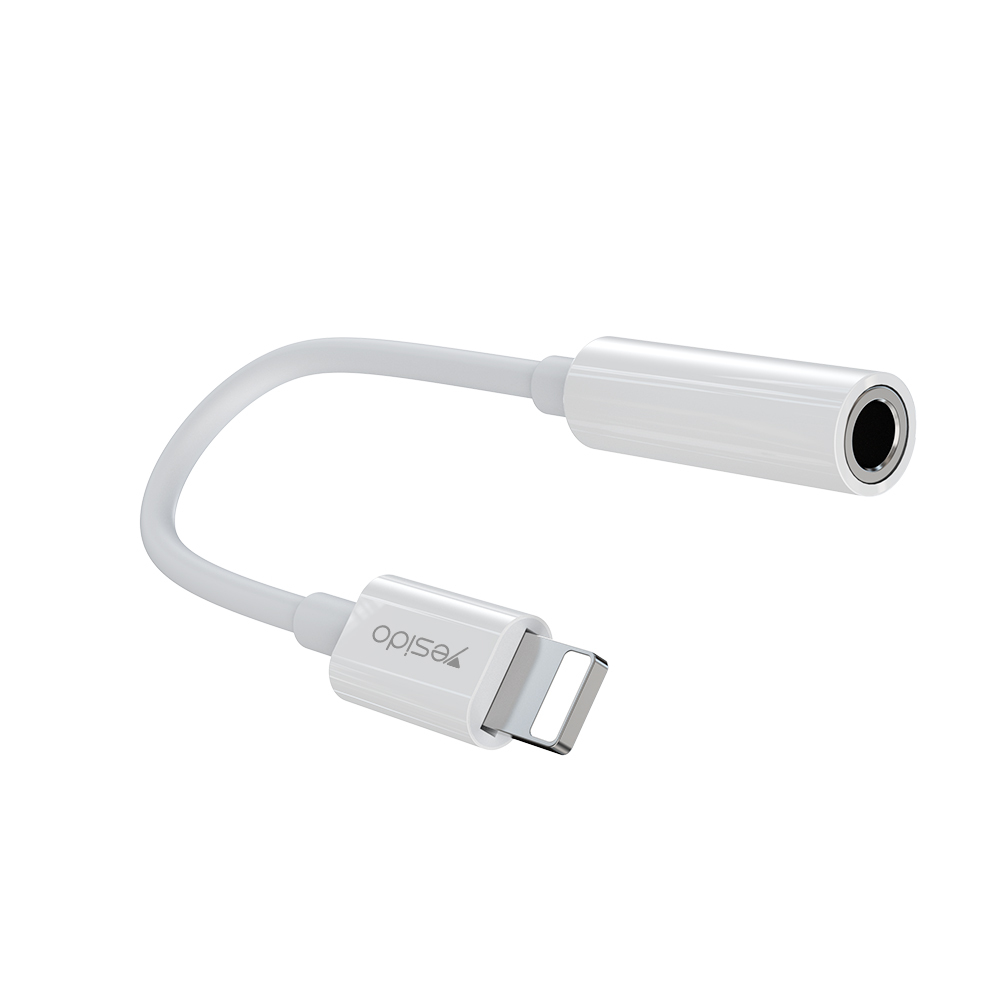 Yesido Adapter YAU31 Audio Bluetooth - Lightning to jack 3,5mm - white