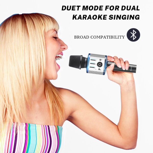 Yesido Karaoke bluetooth microphone KR10 black
