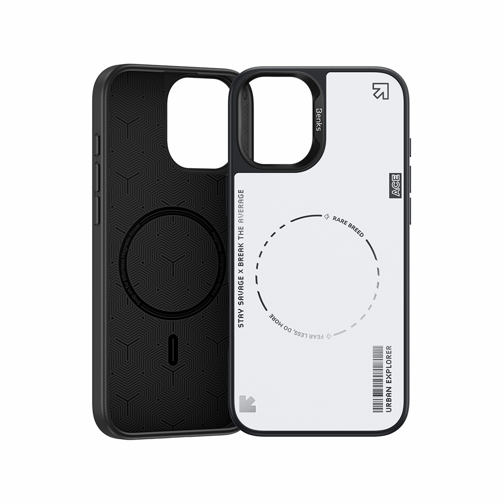 Benks Dynamic Minimalist Case for Iphone 16 white