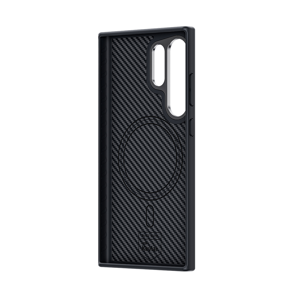 Benks Montage Magnetic Armor Pro Kevlar Case Metal Frame 600D+1500D for Samsung Galaxy S24 Ultra black