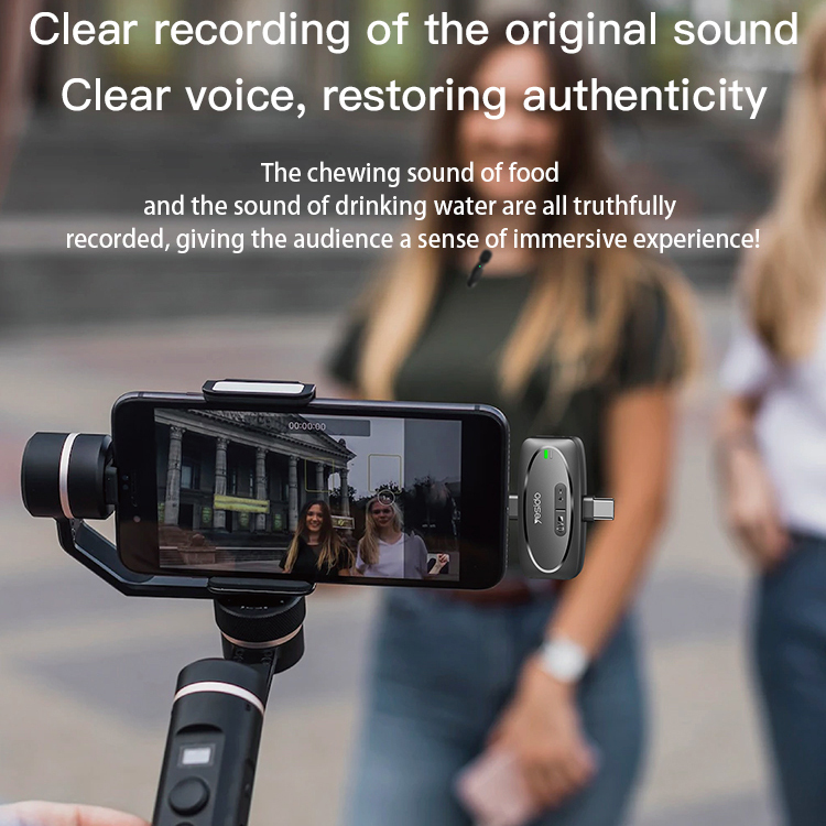 Yesido Lavalier wireless microphone KR11 Type C black