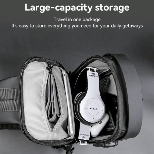 Yesido Anti-theft backpack WB46 with lock black