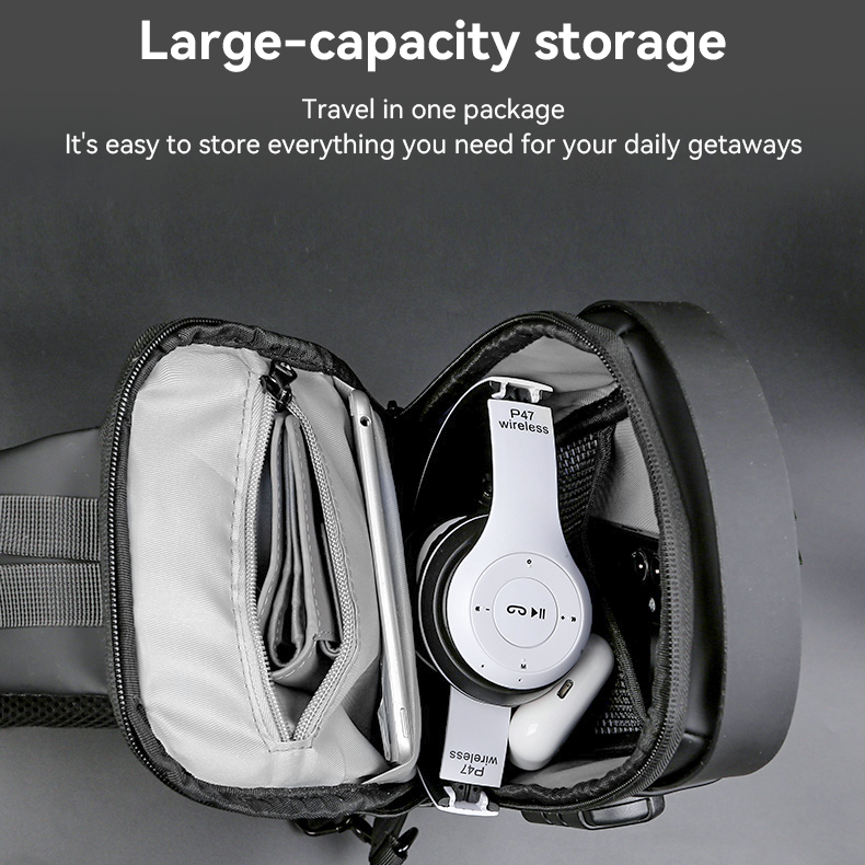 Yesido Anti-theft backpack WB46 with lock black