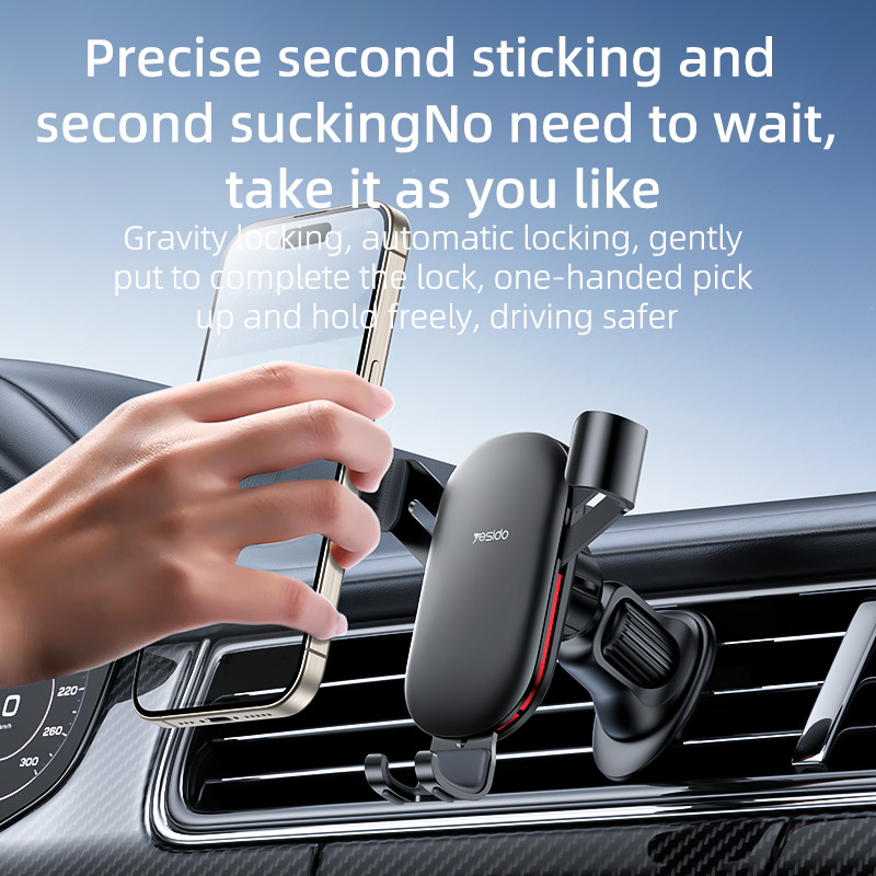 Yesido Gravity car holder C243 to air vent black