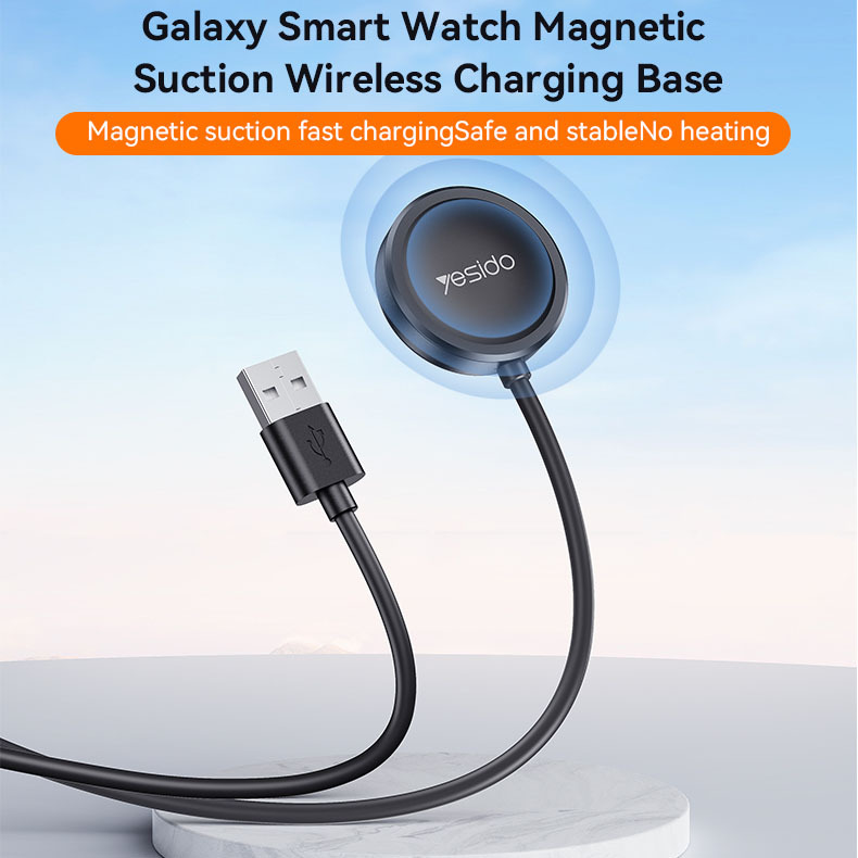 Yesido Induction charger CA162 Type C for Samsung Watch smartwatch black