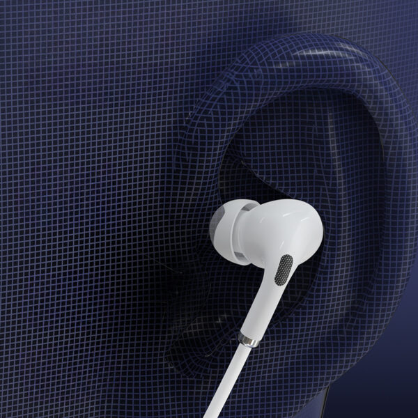 Yesido Earphones YH52 with microphone Lightning white