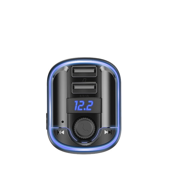 Yesido Transmitter FM Y44 MP3, Bluetooth - 2xUSB + microSD - 20W black