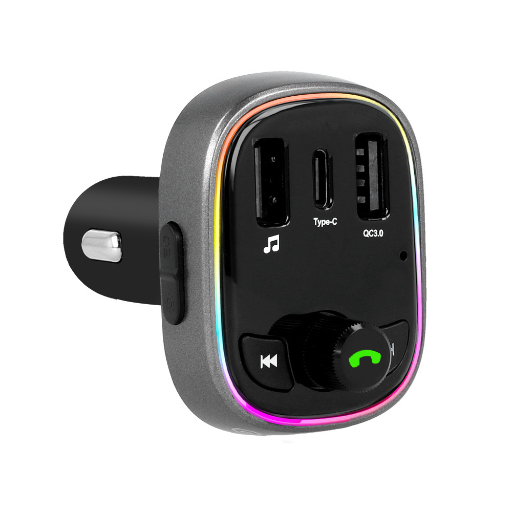 Blavec FM Transmitter Flash TR-03 MP3, Bluetooth - 2xUSB + Type C - PD 30W QC3.0 18W (TFMFTR03-B) black