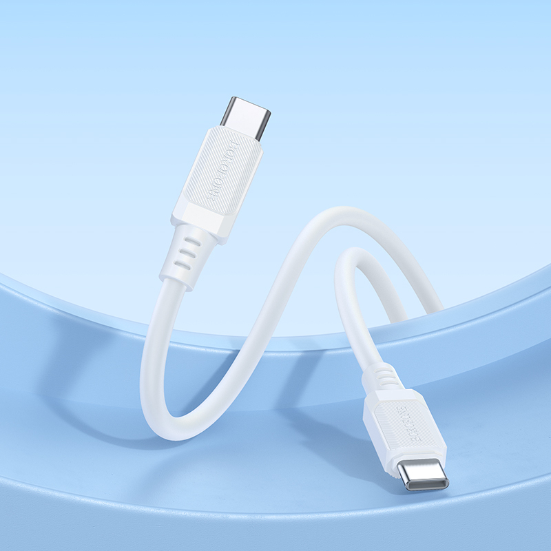 Borofone Cable BX115 Lotto - Type C to Type C - PD 60W 3A 1 metre white