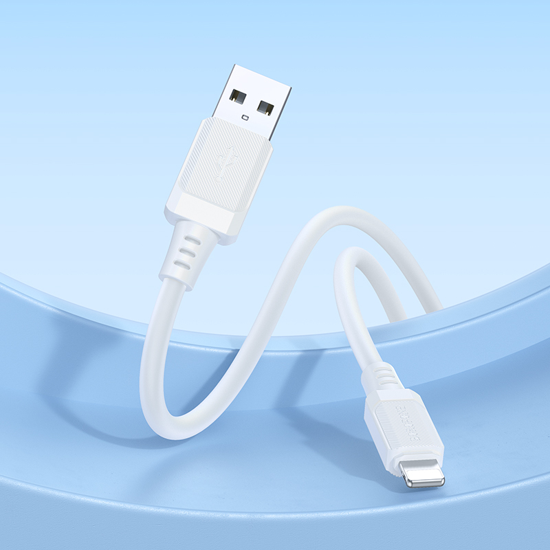 Borofone Cable BX115 Lotto - USB to Lightning - 2,4A 1 metre white