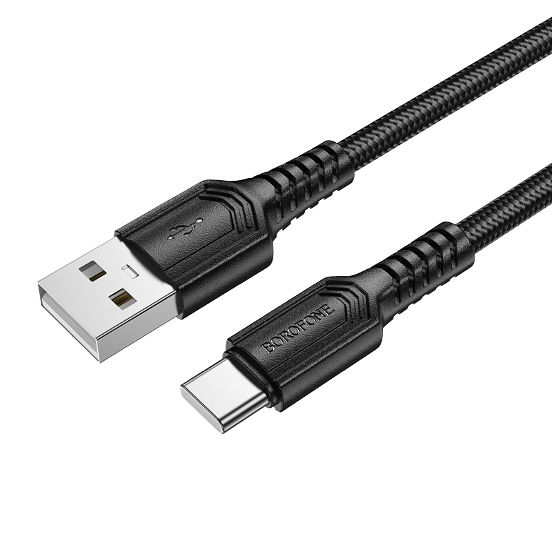 Borofone Cable BX116 Certain - USB to Type C - 3A 1 metre black