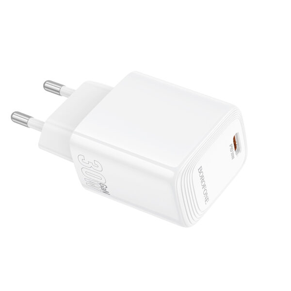 Borofone Wall charger BN28 Fuente - Type C - PD 30W white