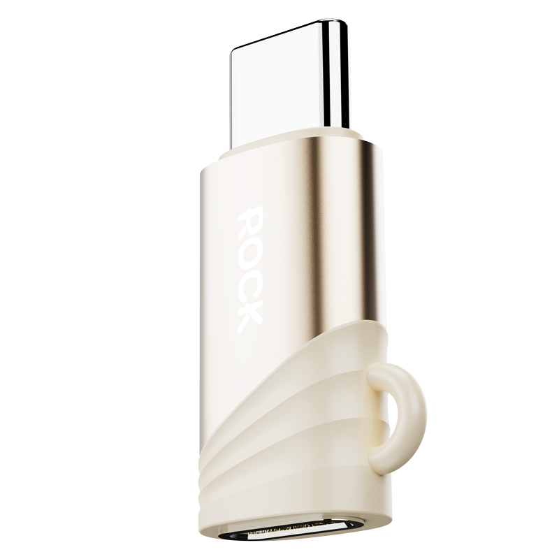Rock Adapter L12 - Type C (female) to Lightning (male) - PD 30W titanium