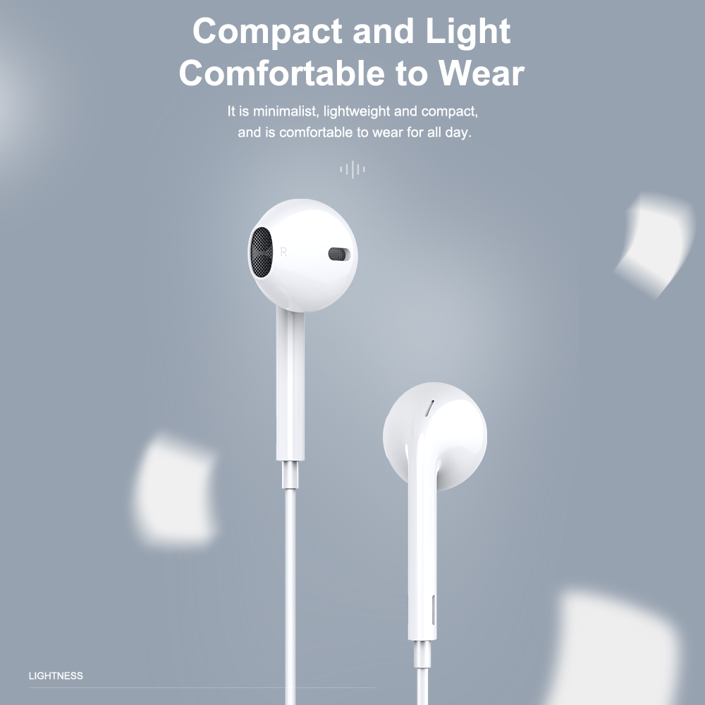 Rock Earphones ES08 Type C (DAC) white