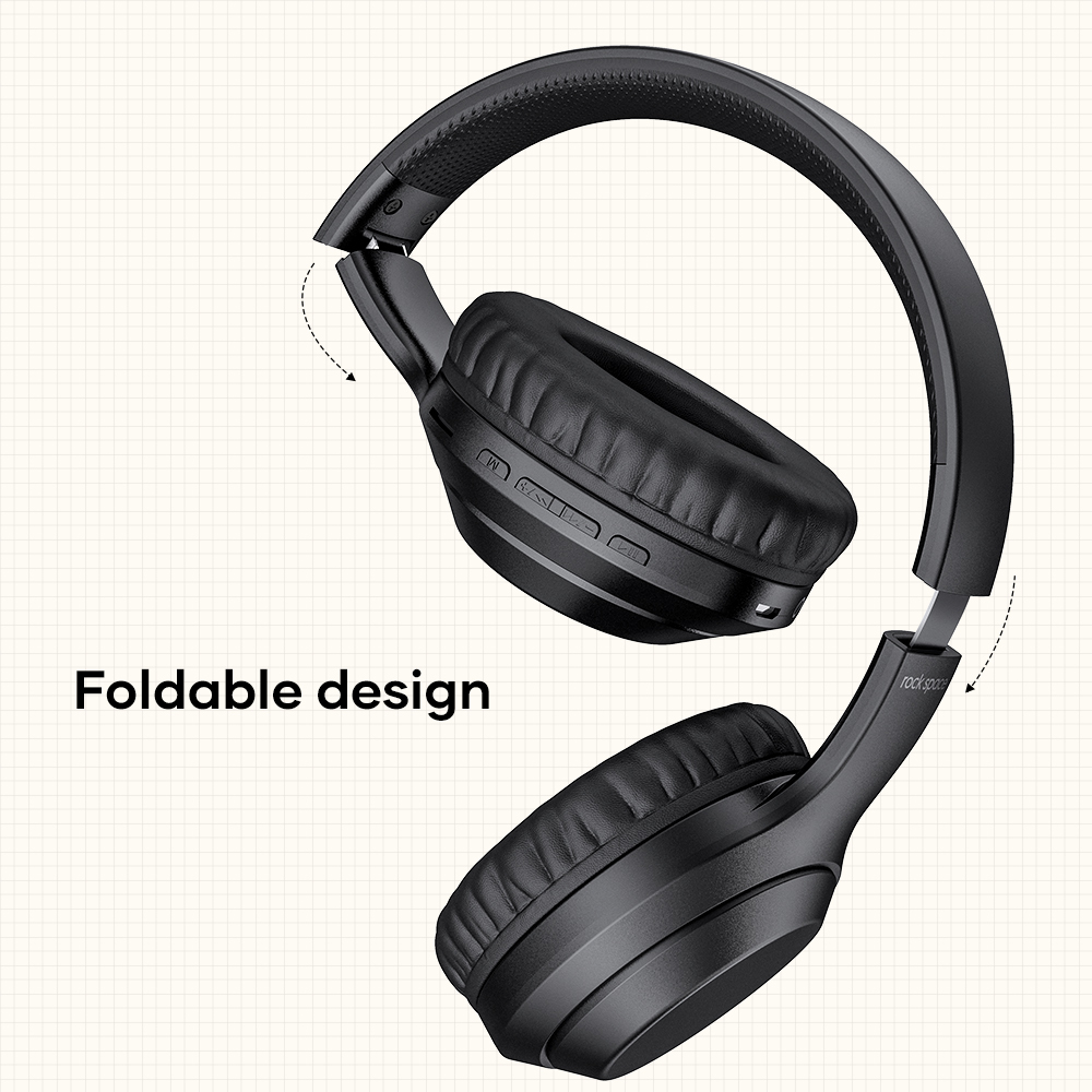 Rock Headphones O2 bluetooth black