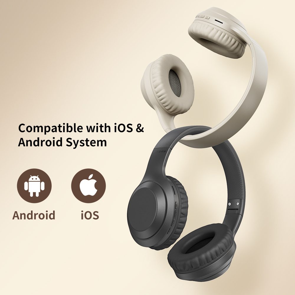 Rock Headphones O2 bluetooth beige