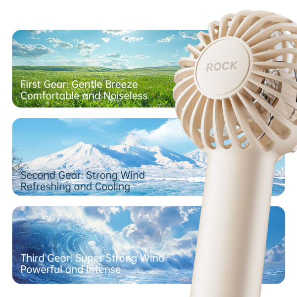 Rock Fan Air Bubble Mini 2000mAh beige