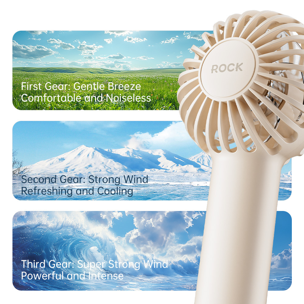Rock Fan Air Bubble Mini 2000mAh beige