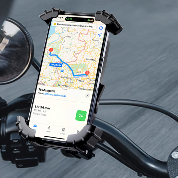 Rock Bike phone holder to mirror black