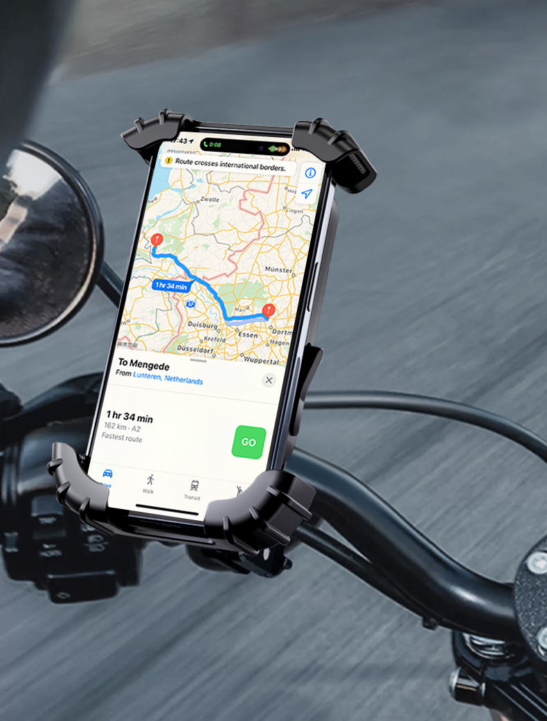 Rock Bike phone holder to mirror black